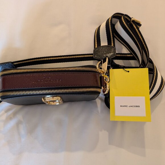 Marc Jacobs Black & Red Snapshot Bag - Picture 2 of 4